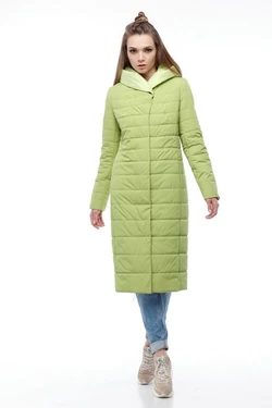 Женское демисезонное пальто Сима (лайм)