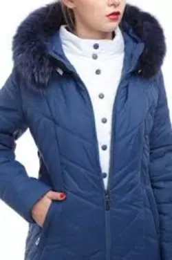 Зимняя женская куртка Стелла (песец)