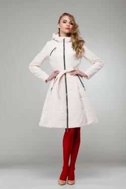 Женское пальто Аврора (светлый персик)