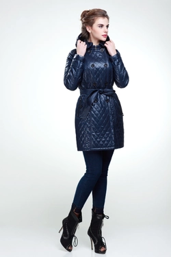 Женское пальто Диана ( темно-синий)