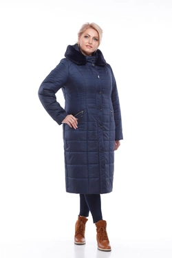 Женское зимнее пальто Софи (темно-синий)