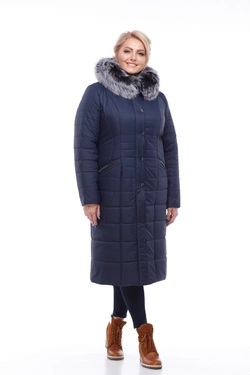 Женское зимнее пальто Софи (темно-синий)