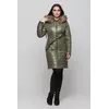 Зимнее пальто Эллен удлин. енот (светлый хаки) Зимнее пальто Эллен удлин. енот (светлый хаки)