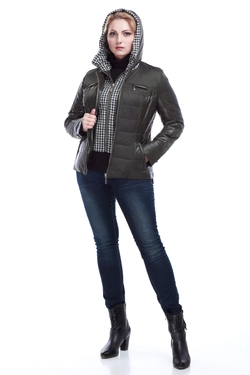 Женская весенняя куртка Манго (темный хаки) Женская весенняя куртка Манго (темный хаки)