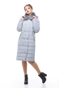Женское зимнее пальто Ким (чернобурка) Женское зимнее пальто Ким (чернобурка)