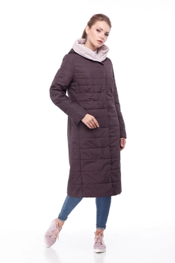 Женское демисезонное пальто Сима (шоколад) Женское демисезонное пальто Сима (шоколад)