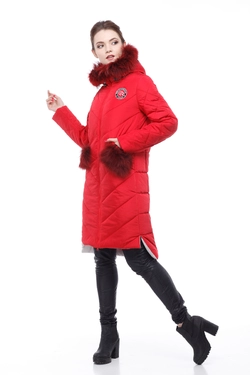 Зимнее пальто Монтана (енот+клапан) Зимнее пальто Монтана (енот+клапан)