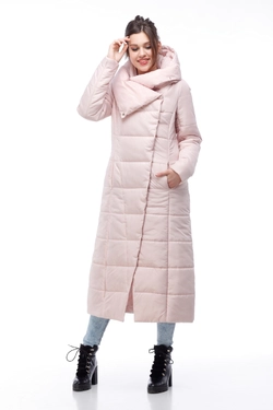 Женское зимнее пальто Комильфо (милитари пудра) Женское зимнее пальто Комильфо (милитари пудра)