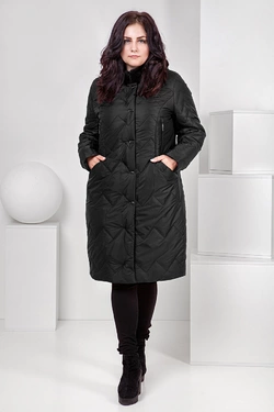 Зимнее пальто Верона мутон (черный матовый) Зимнее пальто Верона мутон (черный матовый)