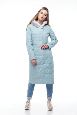 Женское демисезонное пальто Сима (аквамарин)