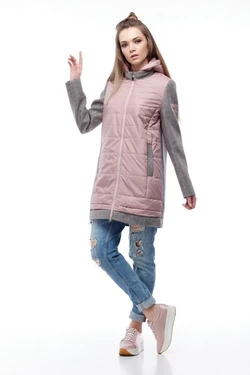 Женское пальто Эмма (темная пудра) Женское пальто Эмма (темная пудра)