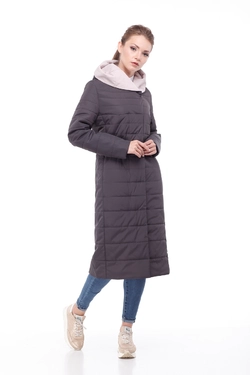 Женское демисезонное пальто Сима (графит) Женское демисезонное пальто Сима (графит)