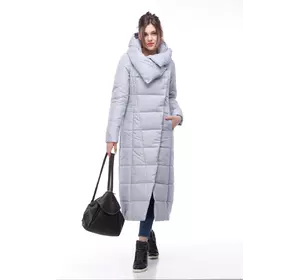 Женское зимнее пальто Комильфо (светло-серый милитари) Женское зимнее пальто Комильфо (светло-серый милитари)