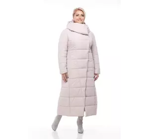 Женское зимнее пальто Комильфо (пудра) Женское зимнее пальто Комильфо (пудра)
