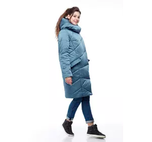 Женское зимнее пальто Карина (синий)