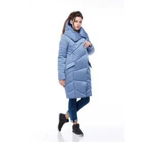 Зимнее пальто Карина атлас (голубой лед) Зимнее пальто Карина атлас (голубой лед)