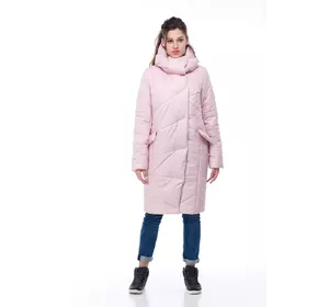 Зимнее пальто Карина флок (персик) Зимнее пальто Карина флок (персик)